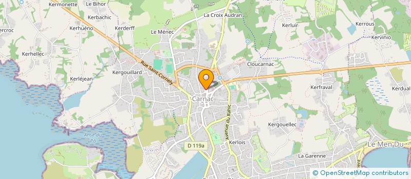 localisation de l'entreprise HOLDING ZD  CARNAC