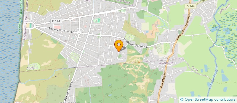 localisation de l'entreprise HOLDING ZEFARI à CUCQ