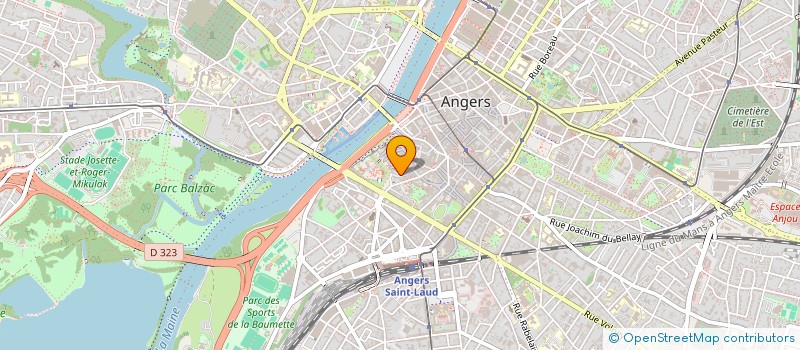 localisation de l'entreprise HOLDING ZICAVO à ANGERS
