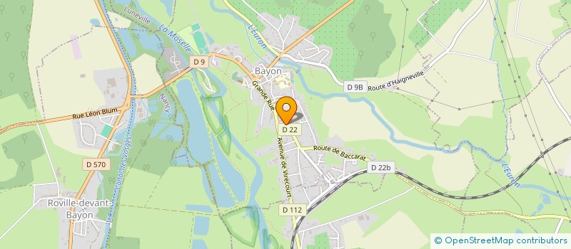 localisation de l'entreprise HOLDING ZINGRAFF  BAYON