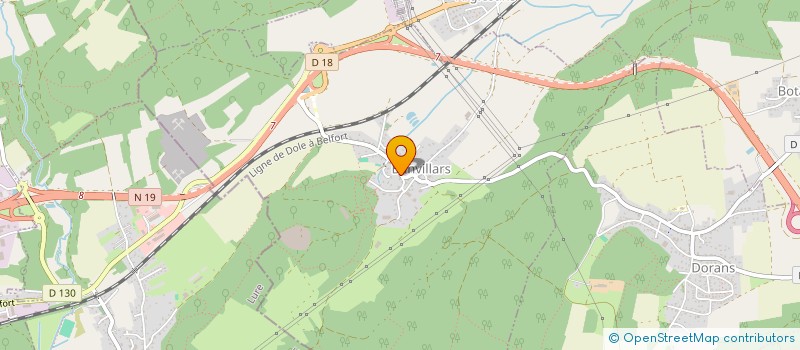 localisation de l'entreprise HOLDING ZJ à BANVILLARS