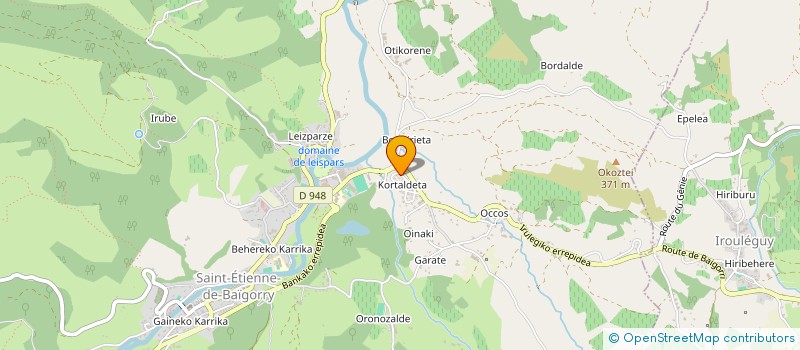 localisation de l'entreprise HOLDING ZUBIA  SAINT-ETIENNE-DE-BAIGORRY