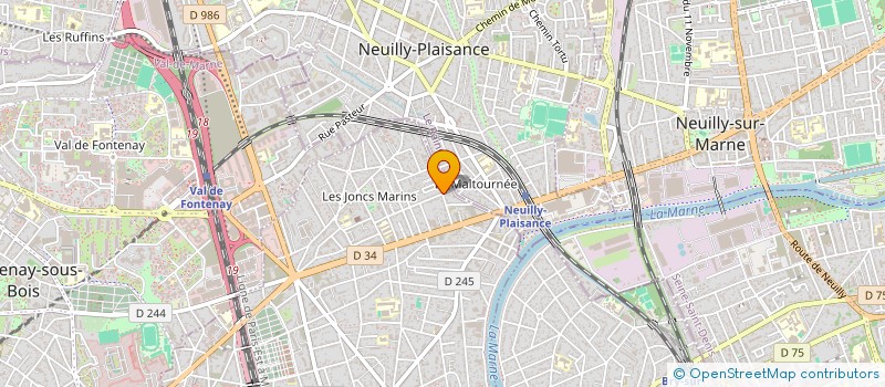 localisation de l'entreprise HOLDING ZURETTI 2.2  LE PERREUX-SUR-MARNE