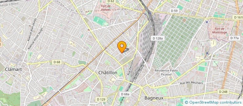 localisation de l'entreprise HOLDINGER  CHATILLON