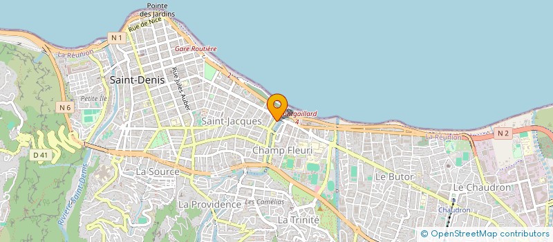 localisation de l'entreprise HOLDINGHLK  SAINT-DENIS