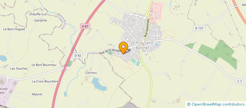 localisation de l'entreprise HOLDINGIT 19 à CHOLET