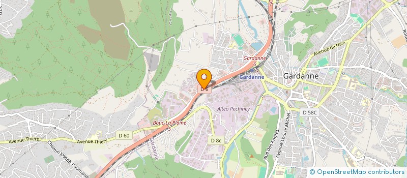 localisation de l'entreprise HOLDINGPG à GARDANNE
