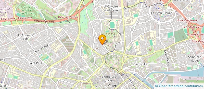 localisation de l'entreprise HOLDINS à CAEN