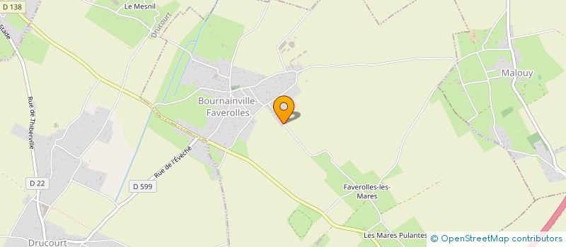 localisation de l'entreprise HOLDIO  BOURNAINVILLE-FAVEROLLES