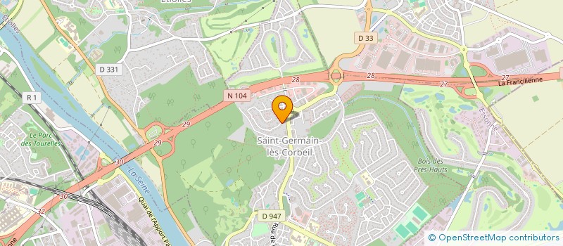 localisation de l'entreprise HOLDIS  SAINT-GERMAIN-LES-CORBEIL