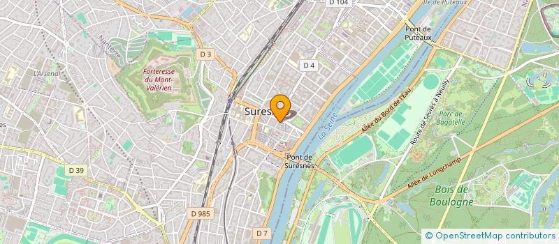 localisation de l'entreprise HOLDIS à SURESNES