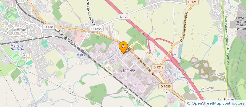localisation de l'entreprise HOLDISE à MOIRANS