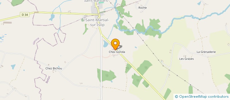 localisation de l'entreprise HOLDISOP à SAINT-MARTIAL-SUR-ISOP