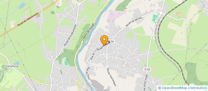 localisation de l'entreprise HOLDIV  COMMELLE-VERNAY