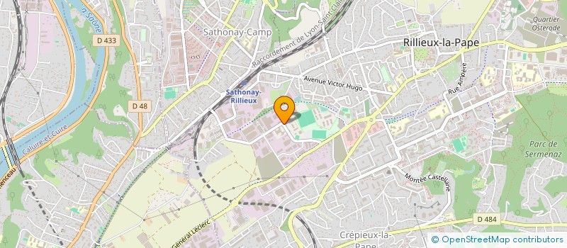 localisation de l'entreprise HOLDIX à RILLIEUX-LA-PAPE