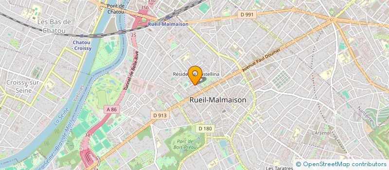 localisation de l'entreprise HOLDJOG à RUEIL-MALMAISON