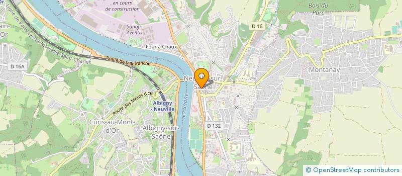 localisation de l'entreprise HOLDLINK  NEUVILLE-SUR-SAONE