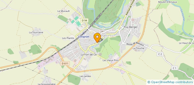 localisation de l'entreprise HOLDMARK  LUSIGNAN