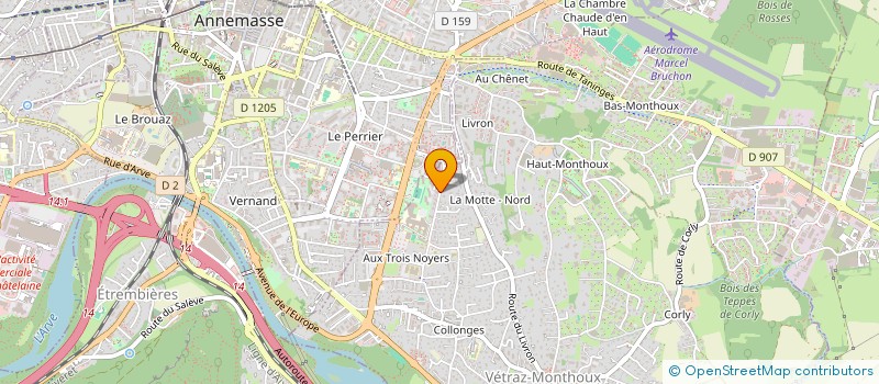 localisation de l'entreprise HOLDNG HITI  VETRAZ-MONTHOUX