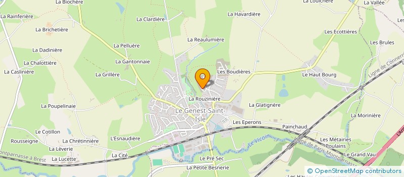 localisation de l'entreprise HOLDONY CAPITAL  LE GENEST-SAINT-ISLE