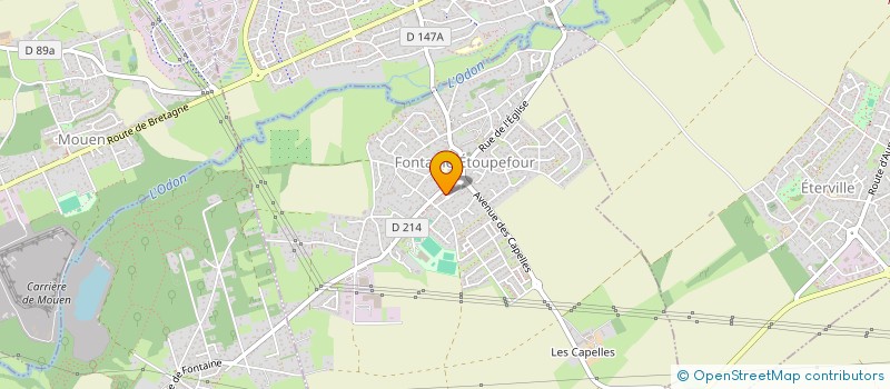 localisation de l'entreprise HOLDRIEN  FONTAINE-ETOUPEFOUR