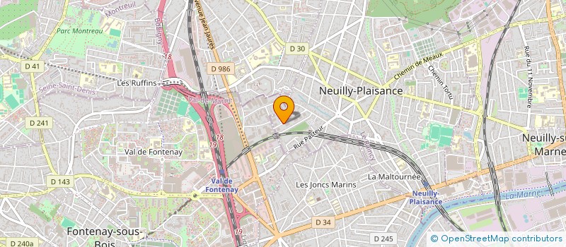 localisation de l'entreprise HOLDSYS  NEUILLY-PLAISANCE