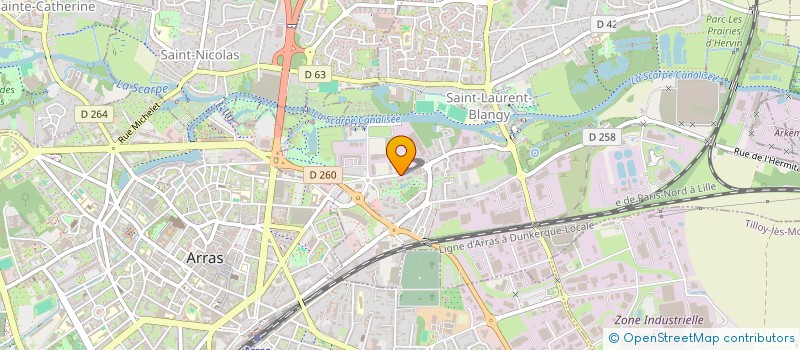 localisation de l'entreprise HOLDTEN  SAINT-LAURENT-BLANGY