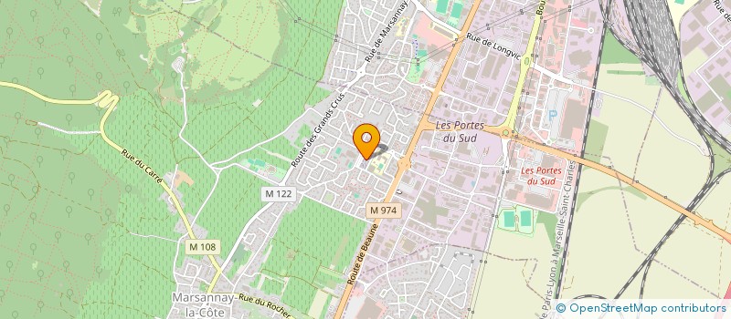 localisation de l'entreprise HOLDUF21C à MARSANNAY-LA-COTE
