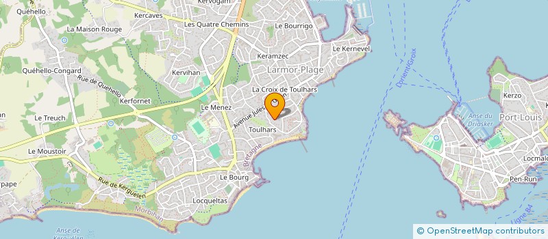 localisation de l'entreprise HOLDVAC  LARMOR-PLAGE