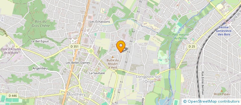 localisation de l'entreprise HOLDYCOM à LONGPONT-SUR-ORGE