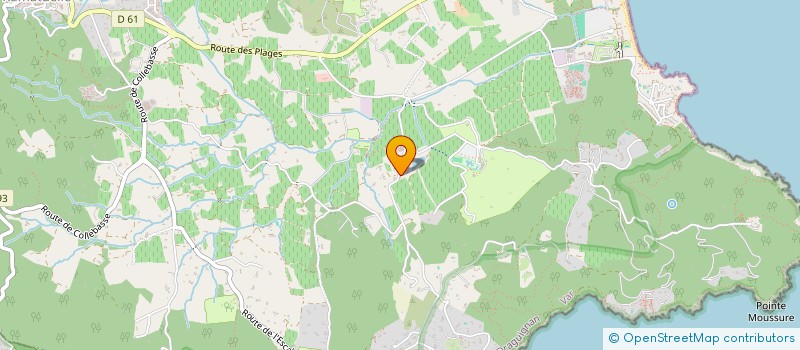 localisation de l'entreprise HOLEGI à RAMATUELLE