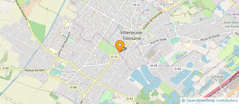 localisation de l'entreprise HOLENTIS à VILLENEUVE-TOLOSANE