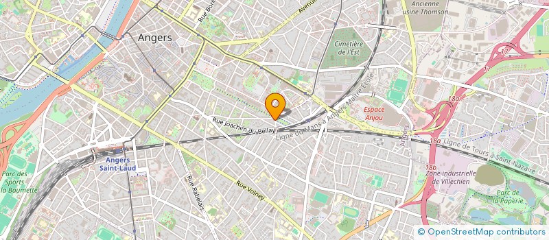 localisation de l'entreprise HOLEON  ANGERS