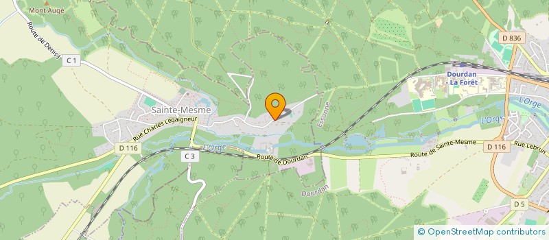 localisation de l'entreprise HOLER SOPHROLOGIE  SAINTE-MESME