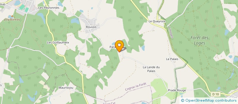 localisation de l'entreprise HOLESHOT à COGNAC-LA-FORET