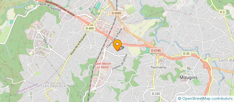 localisation de l'entreprise HOLESHOT à MOUGINS