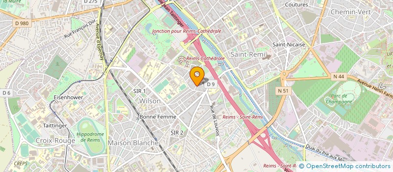 localisation de l'entreprise HOLEUM  TINQUEUX