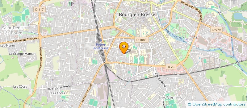 localisation de l'entreprise HOLFEIN à BOURG-EN-BRESSE