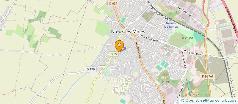 localisation de l'entreprise HOLFIDEA  NUX-LES-MINES