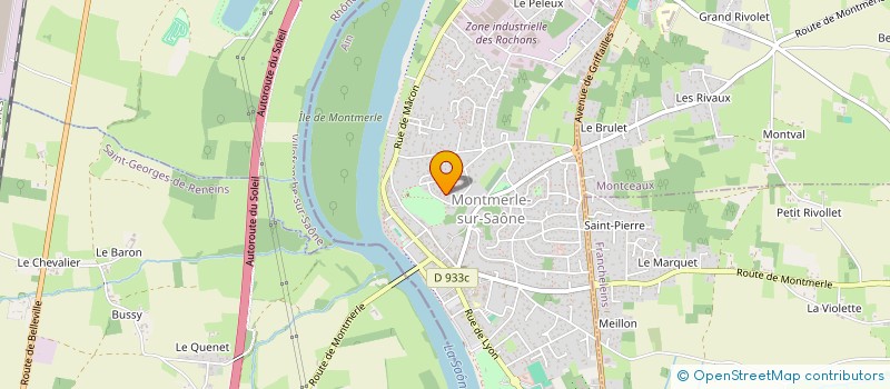 localisation de l'entreprise HOLFIDEP  TASSIN-LA-DEMI-LUNE