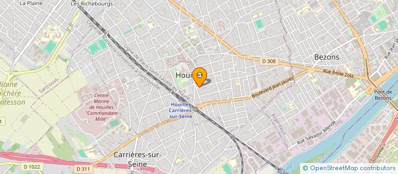 localisation de l'entreprise HOLGER  HOUILLES