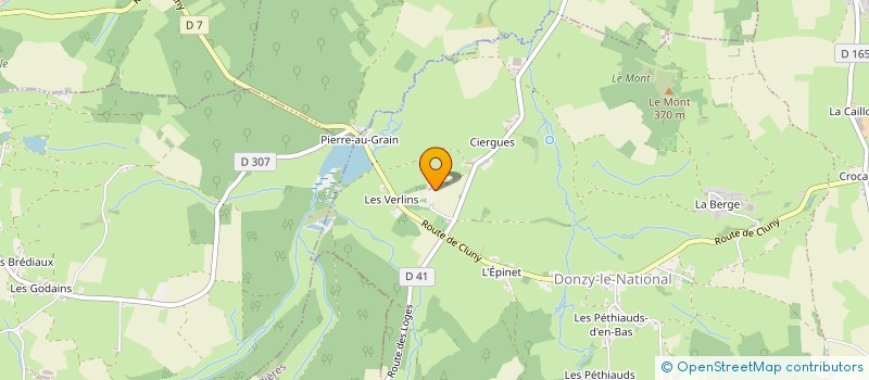 localisation de l'entreprise HOLGREEN à LA VINEUSE SUR FREGANDE