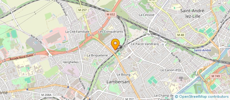 localisation de l'entreprise HOLI MUSIC à LILLE