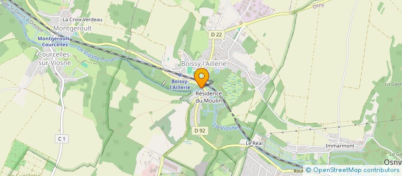 localisation de l'entreprise HOLICOM à BOISSY-L AILLERIE
