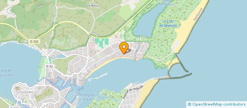 localisation de l'entreprise HOLIDAY  GRUISSAN