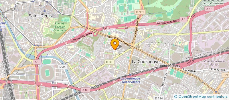 localisation de l'entreprise HOLIDAY à LA COURNEUVE