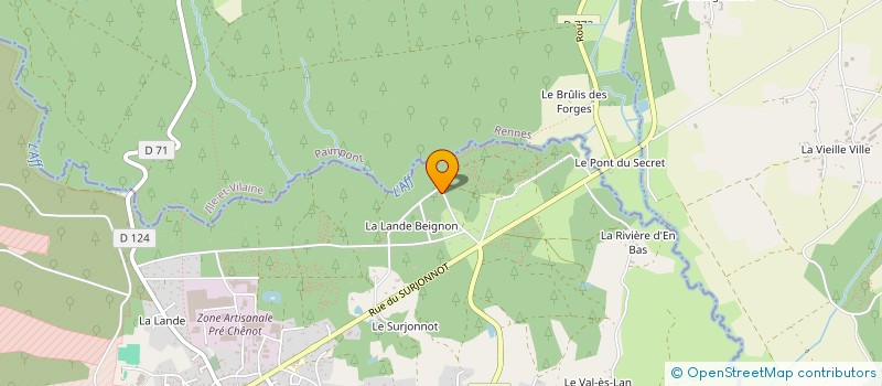 localisation de l'entreprise HOLIDAY  BEIGNON