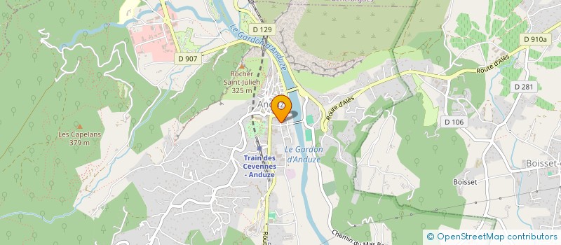localisation de l'entreprise HOLIDAYS à ANDUZE