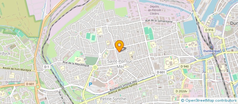 localisation de l'entreprise HOLIDAYS à DUNKERQUE