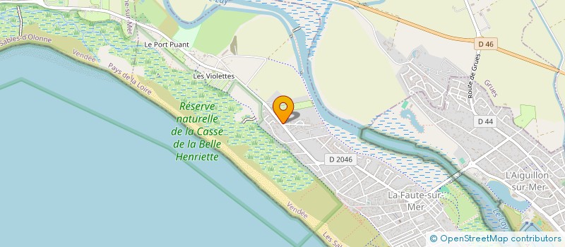 localisation de l'entreprise HOLIDAYS FINANCES  L'AIGUILLON-LA-PRESQU'ILE